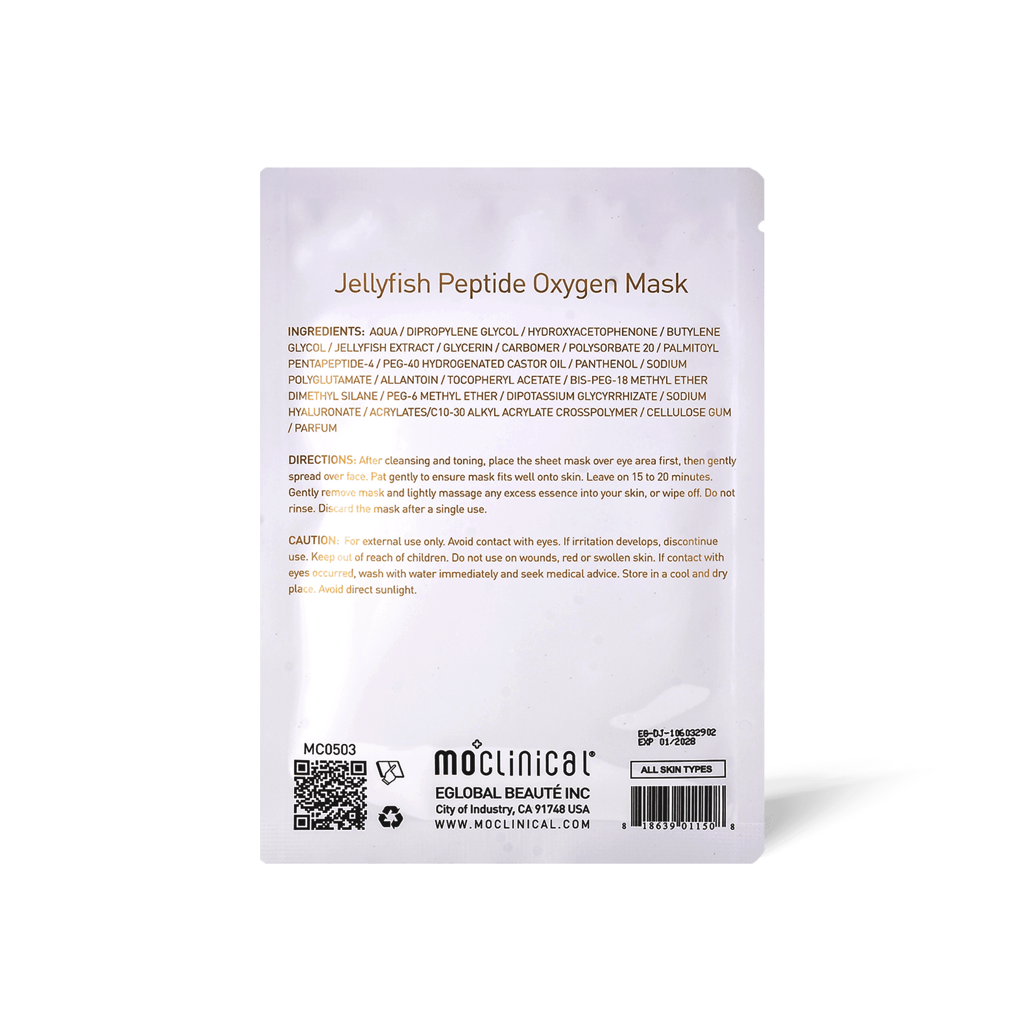Jellyfish Peptide Oxygen Mask